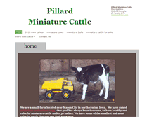 Tablet Screenshot of miniaturebull.com